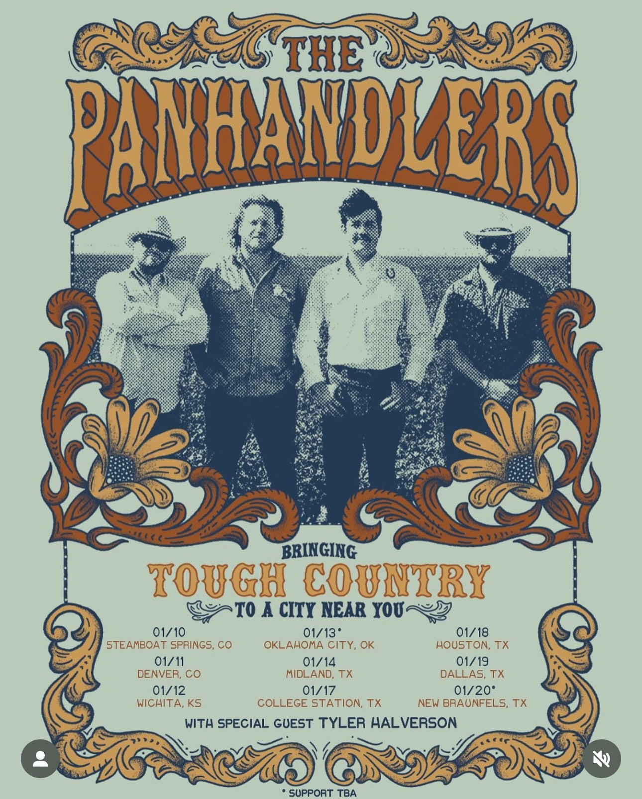 Signed 2024 Tour Poster