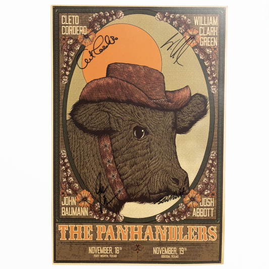Signed Billy Bob’s Texas Show Poster